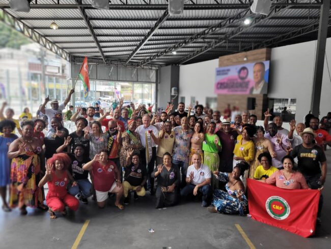 casagrande recebe apoio de movimento negro