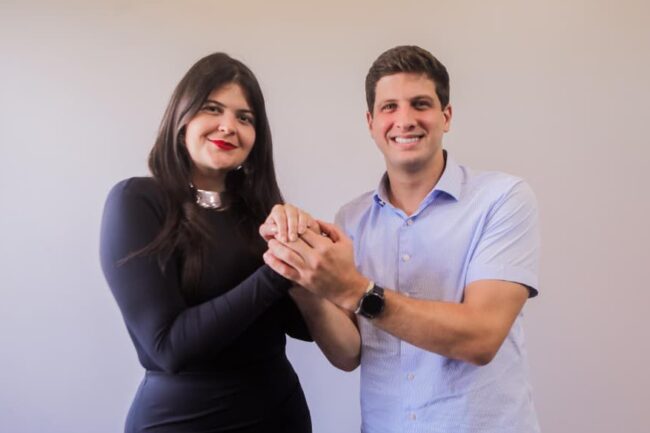 Aava Santiago e João Campos